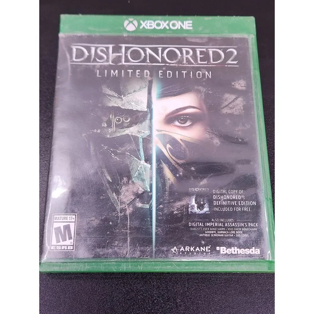 Xbox One Dishonored 2 Ltd Edition; 2016; Mature-17+‎ Used
